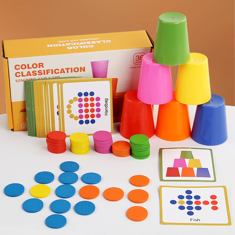 Kids Educational Game 3 - Zabawna gra w układanie kubków dla