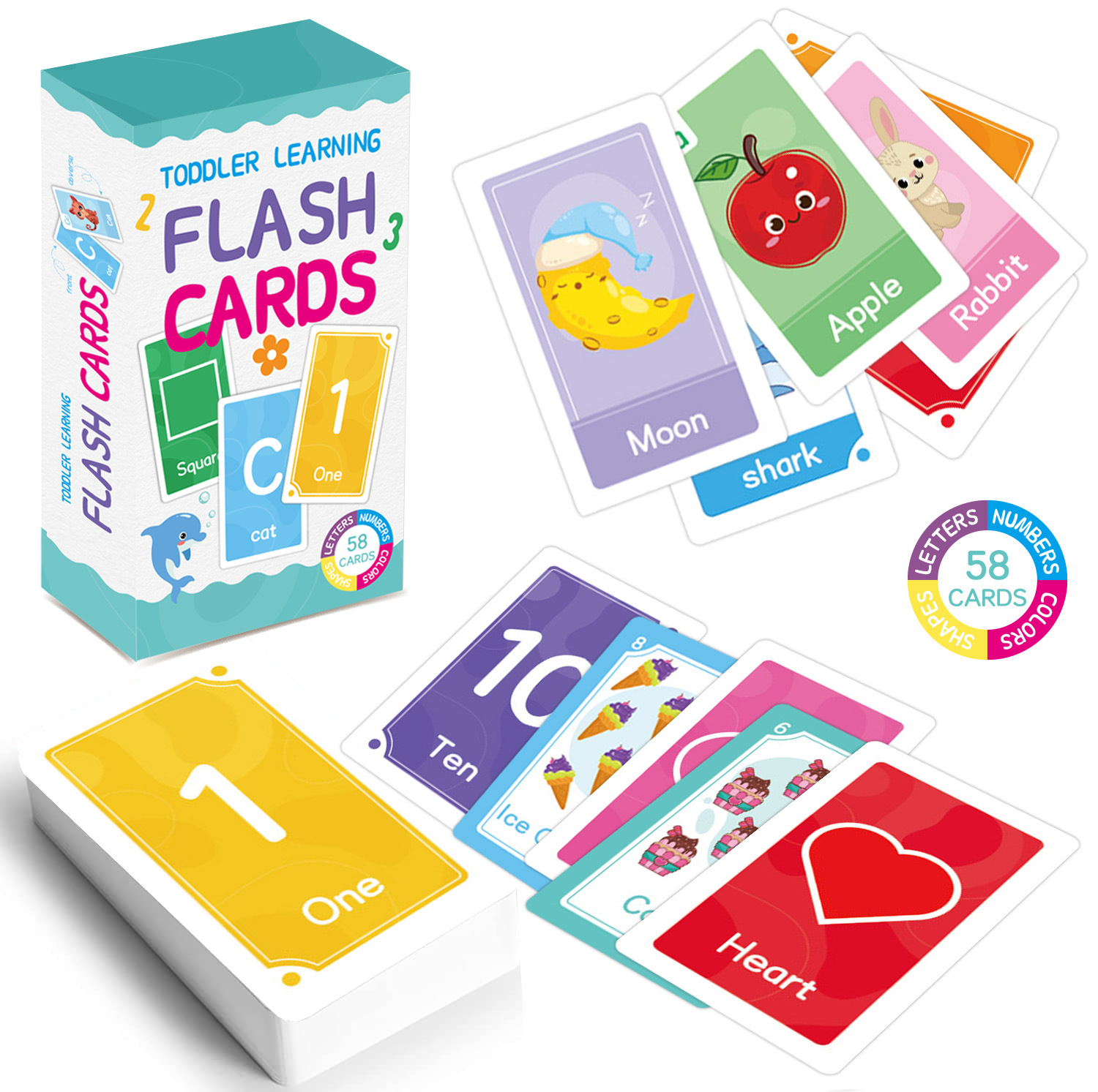 58 szt. Karty edukacyjne ABC A – Kids Education Card recenzja i cena