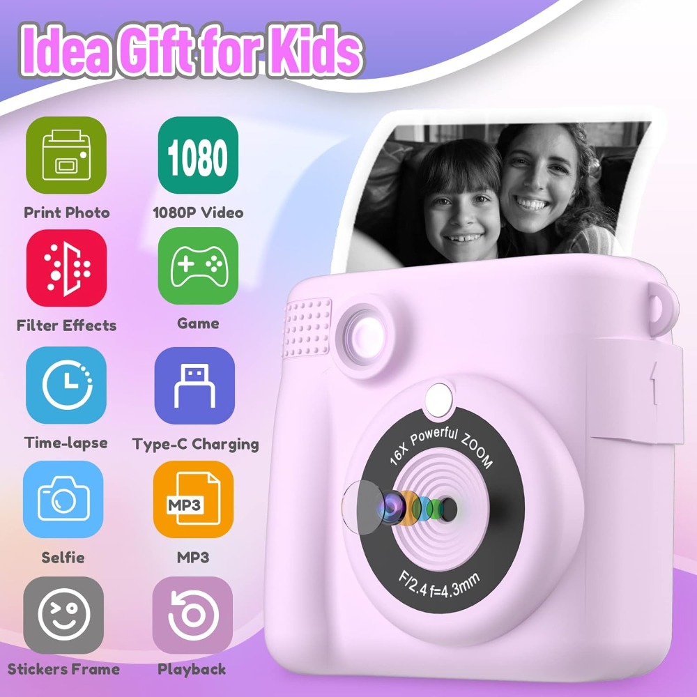 Natychmiastowy aparat fotograf – Kids Education Card recenzja i cena