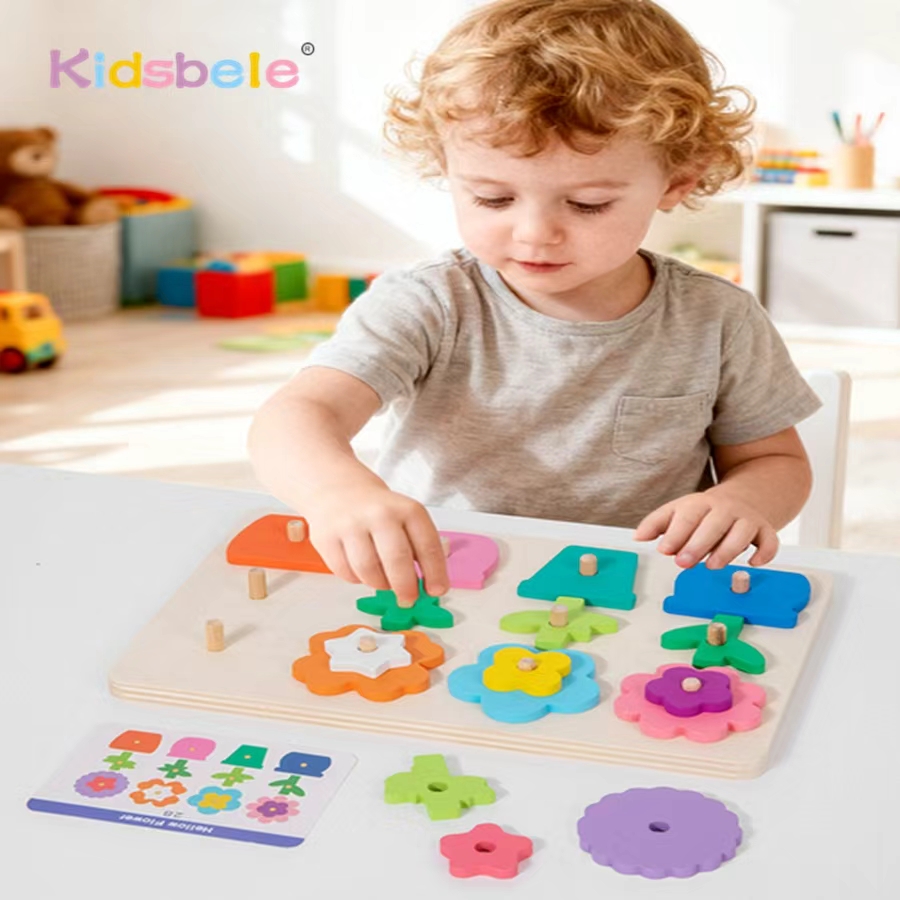 Montessori Drewniana Układanka – Kids Education Card recenzja i cena