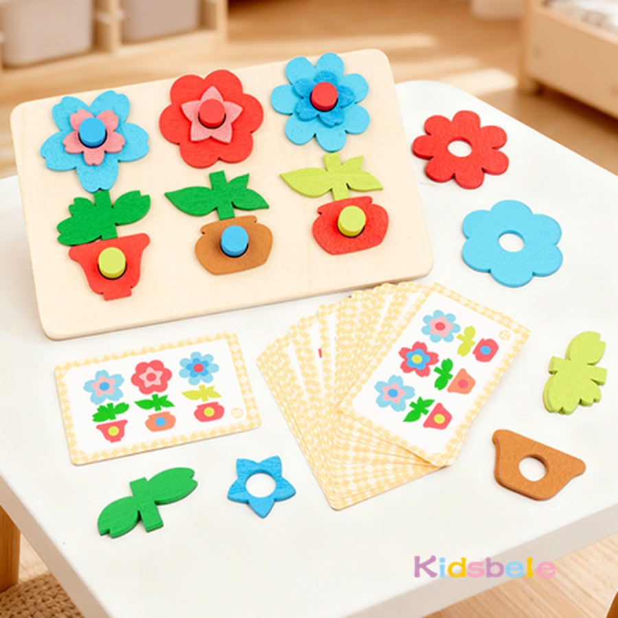 Montessori Drewniana Układanka – Kids Education Card recenzja i cena