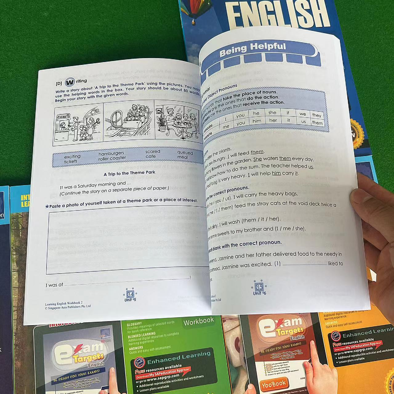 2 książki Sap Edukacja 1-6 kla – Kids Education In Singapore recenzja i cena