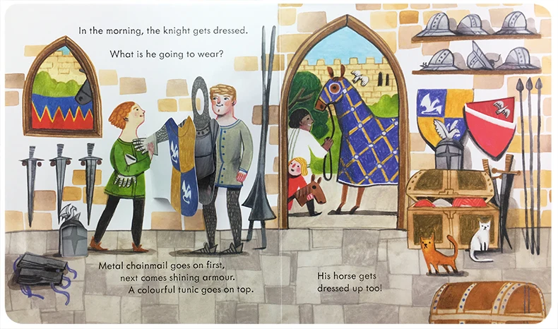 Usborne Peep Inside The Castle – Kids Education Age recenzja i cena