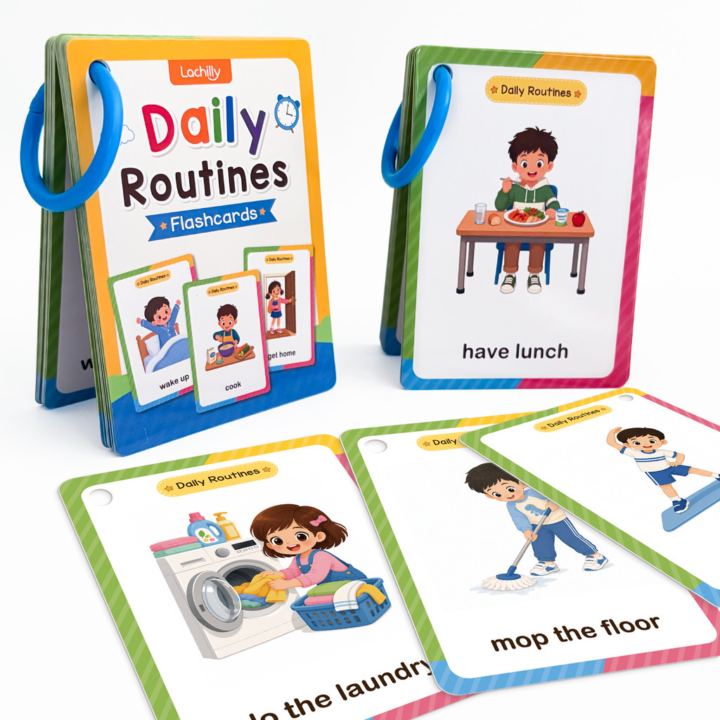 38 Słów Codzienne Rutyny Karty – Kids Education Card recenzja i cena