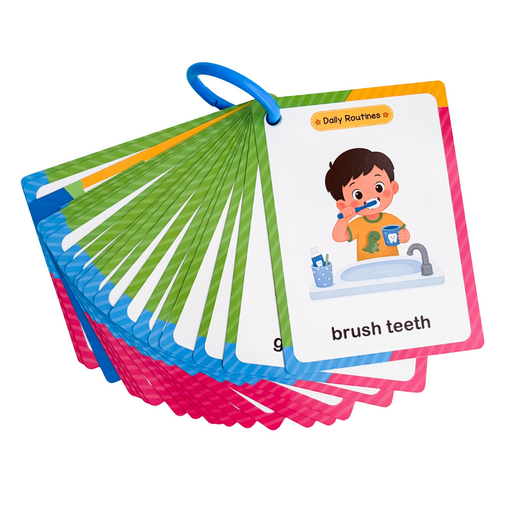 38 Słów Codzienne Rutyny Karty – Kids Education Card recenzja i cena