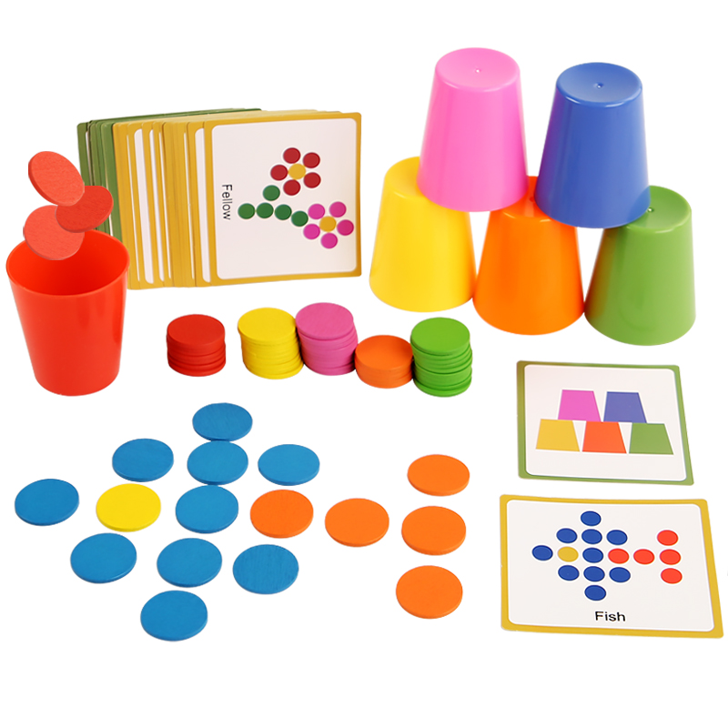 Zabawna gra w układanie kubków – Kids Educational Game 3 recenzja i cena
