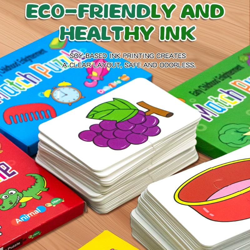 32-elementowe puzzle z kartami – Kids Education Card recenzja i cena