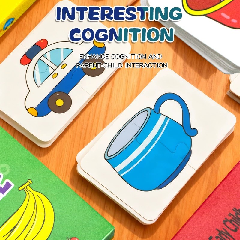 32-elementowe puzzle z kartami – Kids Education Card recenzja i cena