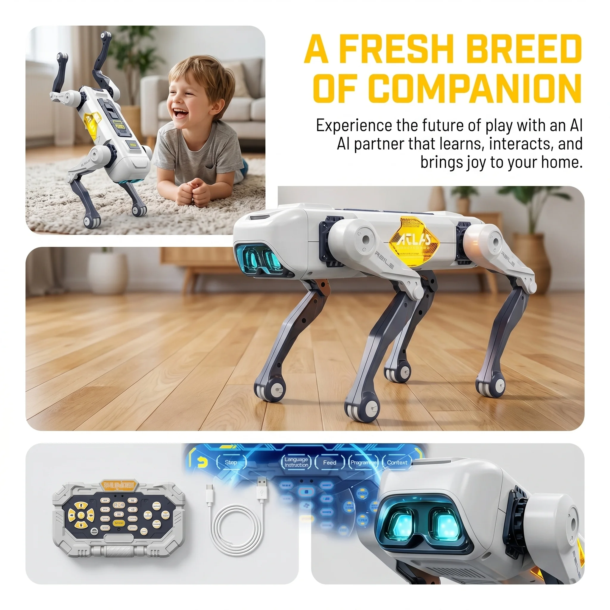 Inteligentny robot-świniec AI, – Kids Home Education recenzja i cena
