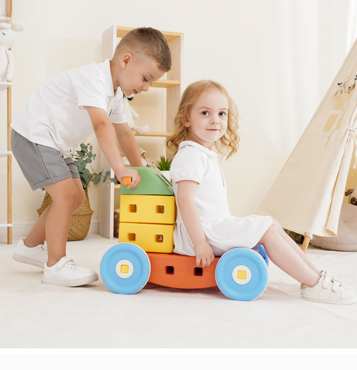 Klocki konstrukcyjne dla maluc – Kids Education Age recenzja i cena